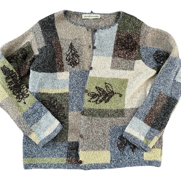 David Brooks Nature Cardigan Size S - Picture 1 of 8